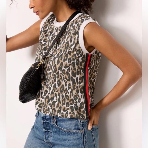 Evereve Tops - Evereve Beckham Leopard Tank Top Shirt animal print
